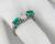 0.50ct Diamond 1.25ct Emerald Ring photo 2