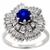  sapphire diamond 18k white gold ring 1