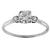 diamond 14k white gold engagement ring 3