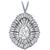 diamond 14k white gold  pendant 1