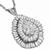 diamond 14k white gold  pendant 2