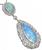 0.84ct Diamond Opal Pendant Photo 3