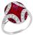 0.89ct ruby 0.40ct diamond ring photo 1