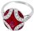 0.89ct ruby 0.40ct diamond ring photo 3