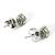 diamond  14k white gold stud earrings 4