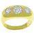 3 Stone Diamond Gold Ring