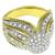 diamond 18k yellow and white gold ring 3