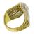 diamond 18k yellow and white gold ring 4