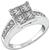 1.00ct Diamond Cluster Ring Photo 1