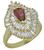 ruby diamond 18k yellow gold ring 1