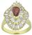 ruby diamond 18k yellow gold ring 3