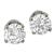 4k white gold stud earrings 1