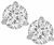 1.01ct diamond stud earrings photo 1