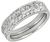 1.10ct Diamond Eternity Wedding Band Set photo 1