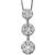 14k white gold diamond pendant 2