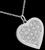 1.25ct diamond heart pendant photo 1