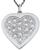 1.25ct diamond heart pendant photo 2