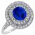 sapphire diamond 18k white gold ring 1