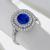 sapphire diamond 18k white gold ring 2