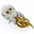  diamond ruby baroque pearl 18k yellow & white gold dog pin 1