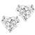 14k white gold diamond stud earrings 1