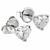 14k white gold diamond stud earrings 2