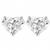 14k white gold diamond stud earrings 3