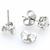 14k white gold diamond stud earrings 4