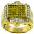 fancy yellow and white diamond 14k yellow gold ring 3