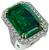 17.75ct Emerald Diamond Ring Photo 1