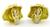 18k yellow gold earrings photo 4