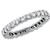 platinum   diamond eternity wedding band 1