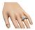1950s Marquise and Baguette Cut Diamond Platinum Eternity Wedding Band