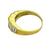 diamond  18k yellow gold ring 4