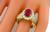 2.00ct ruby 2.00ct diamond ring photo 2