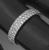 2.30ct diamond gold wedding band on model photo