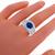  sapphire diamond platinum ring 2