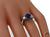 2.66ct Sapphire 0.70ct Diamond Engagement Ring Photo 2