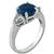 2.66ct Sapphire 0.70ct Diamond Engagement Ring Photo 3