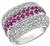 3.00ct Diamond 2.00ct Pink Sapphire Ring Photo 1