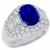  sapphire diamond platinum  ring 1