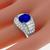  sapphire diamond platinum  ring 2