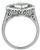 3.17ct Center Diamond Platinum Engagement Ring Photo 4