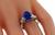 3.99ct Sapphire 0.70ct Diamond Engagement Ring Photo 2