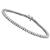  14k white gold diamond tennis bracelet 3