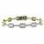 Diamond 14k yellow and white gold bracelet 3