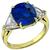 5.28ct Sapphire 1.00ct Diamond Engagement Ring Photo 1