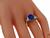 5.28ct Sapphire 1.00ct Diamond Engagement Ring Photo 2