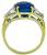 5.28ct Sapphire 1.00ct Diamond Engagement Ring Photo 4