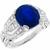 sapphire diamond platinum  ring 1 